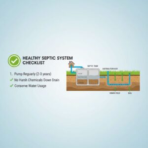 Preventative septic tank maintenance to reduce odors in Florida homes