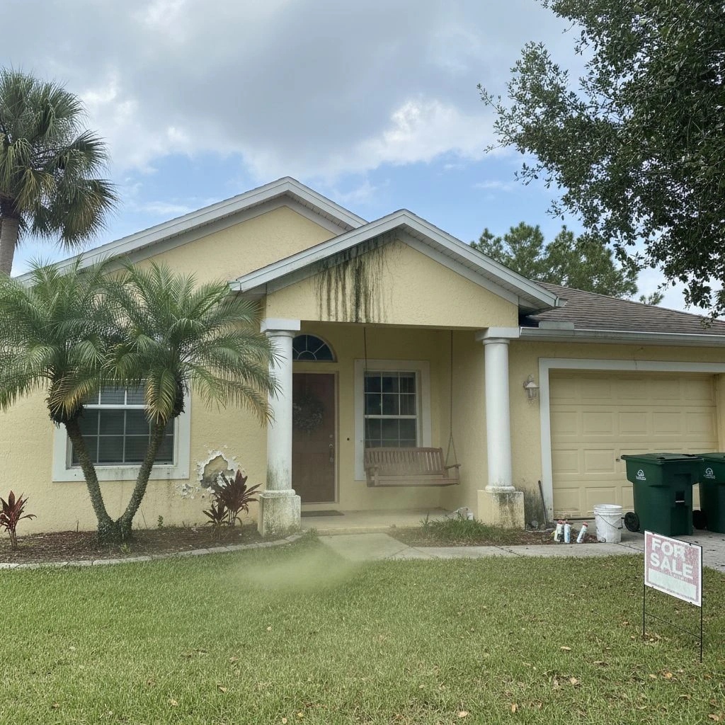 Florida home experiencing septic tank odor problems