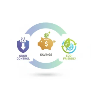 Benefits of Septifix including odor reduction and septic system protection